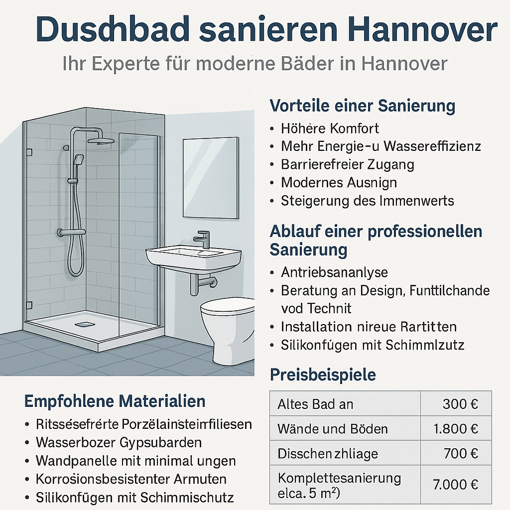 Duschbad sanieren Hannover