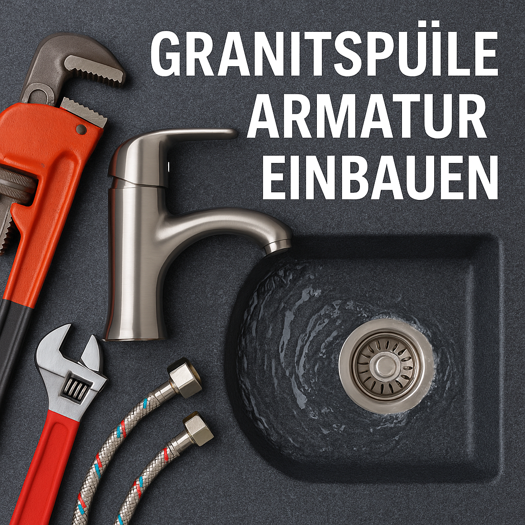 Granitspüle Armatur einbauen