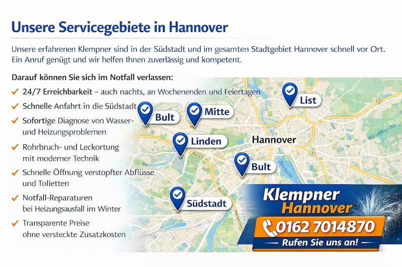 Klempner Hannover Südstadt