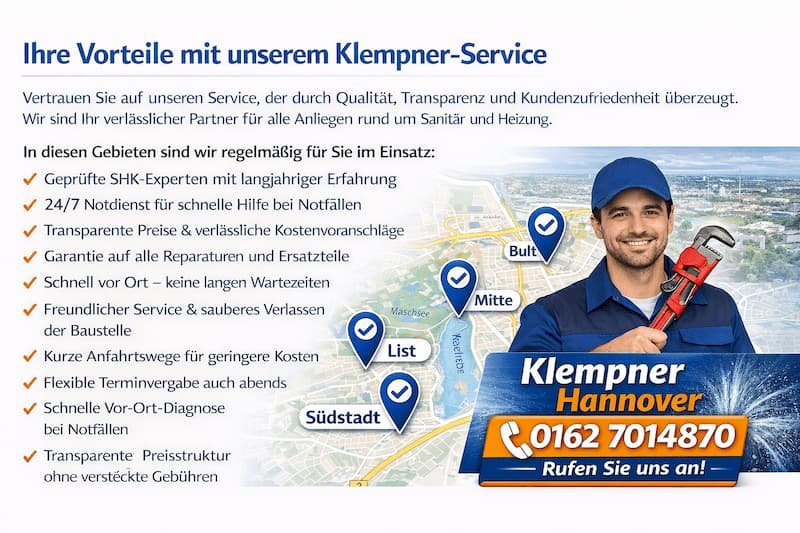 Klempner Hannover Südstadt