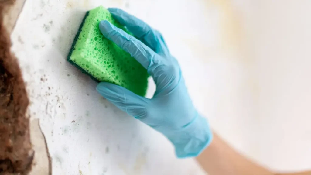 Gründliche Diagnose vor Ort zur Einschätzung des Schimmelbefalls