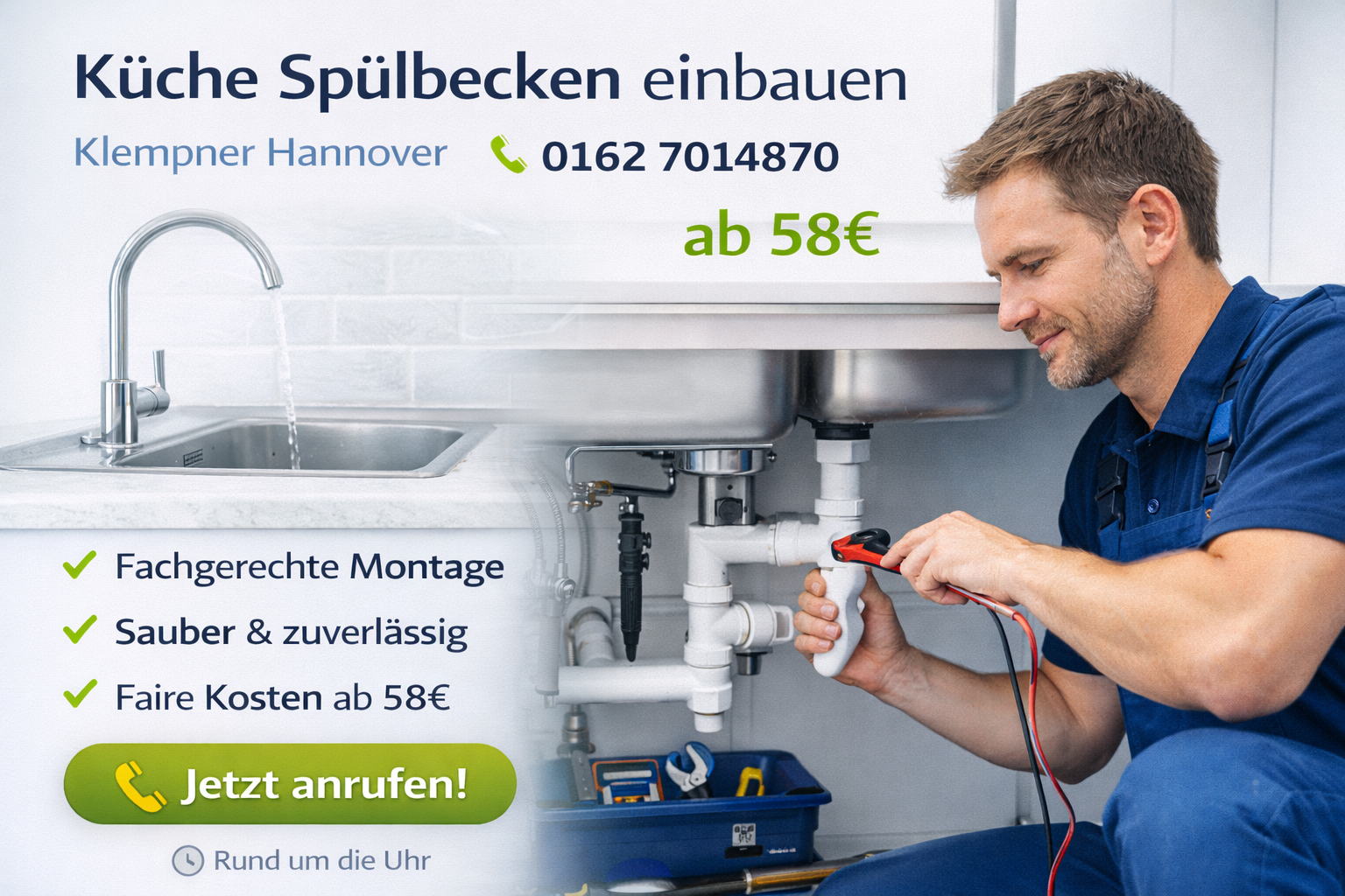 küche spülbecken einbauen