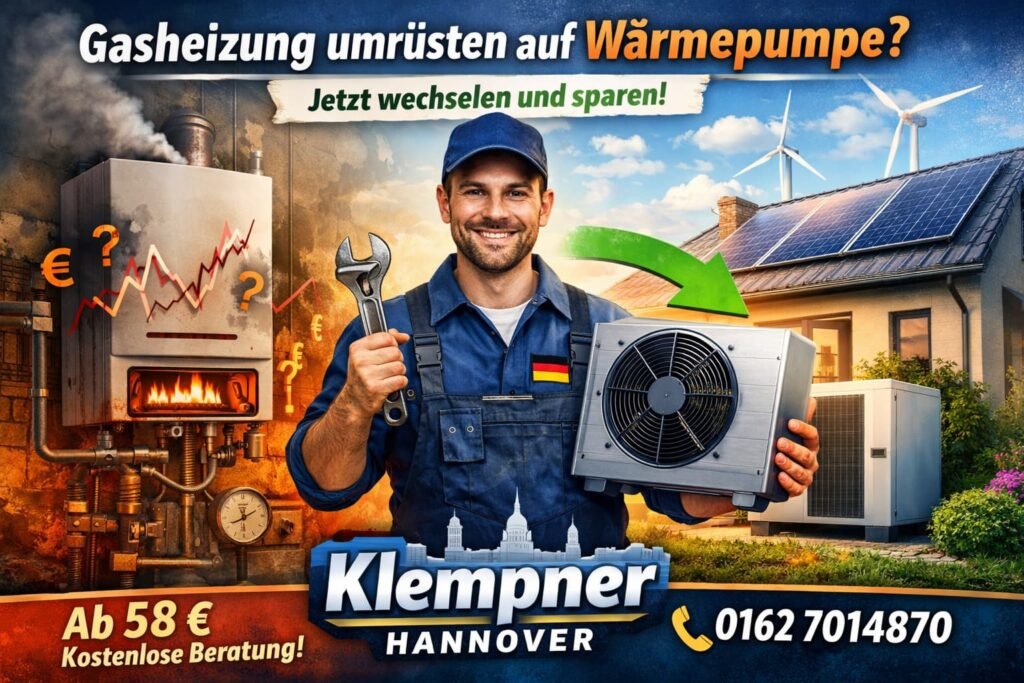 gasheizung umrüsten auf wärmepumpe kosten