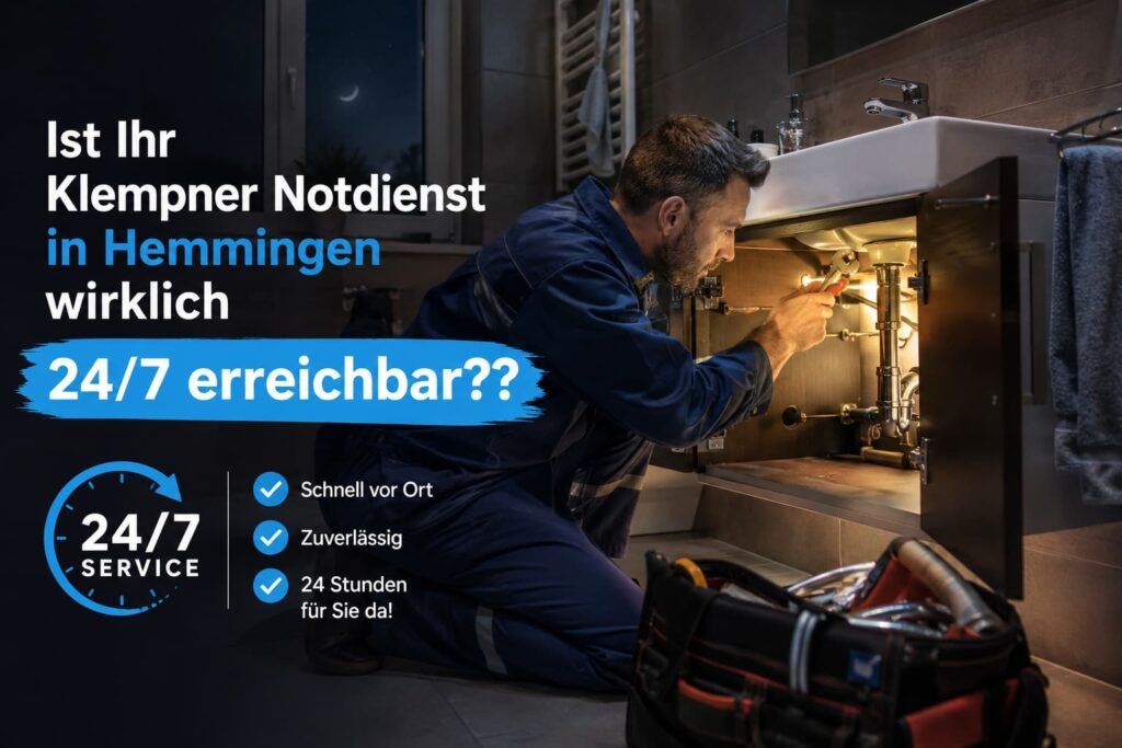 Fachmann behebt Rohrschaden im Badezimmer rund um die Uhr