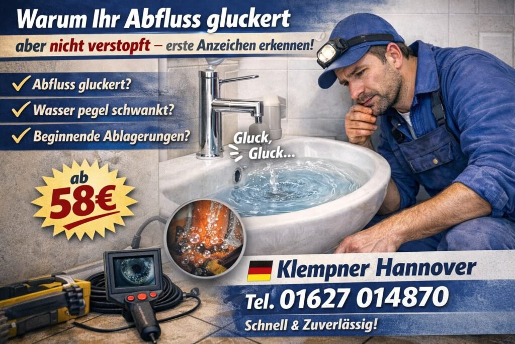 abfluss gluckert aber nicht verstopft