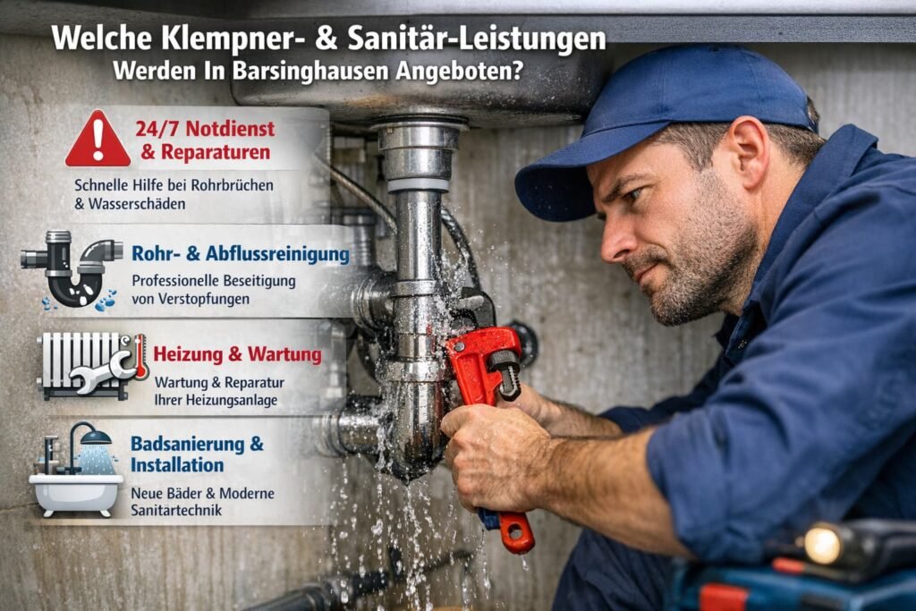 Klempner repariert ein leckendes Rohr unter der Spüle mit Werkzeug und sichtbarem Wasseraustritt