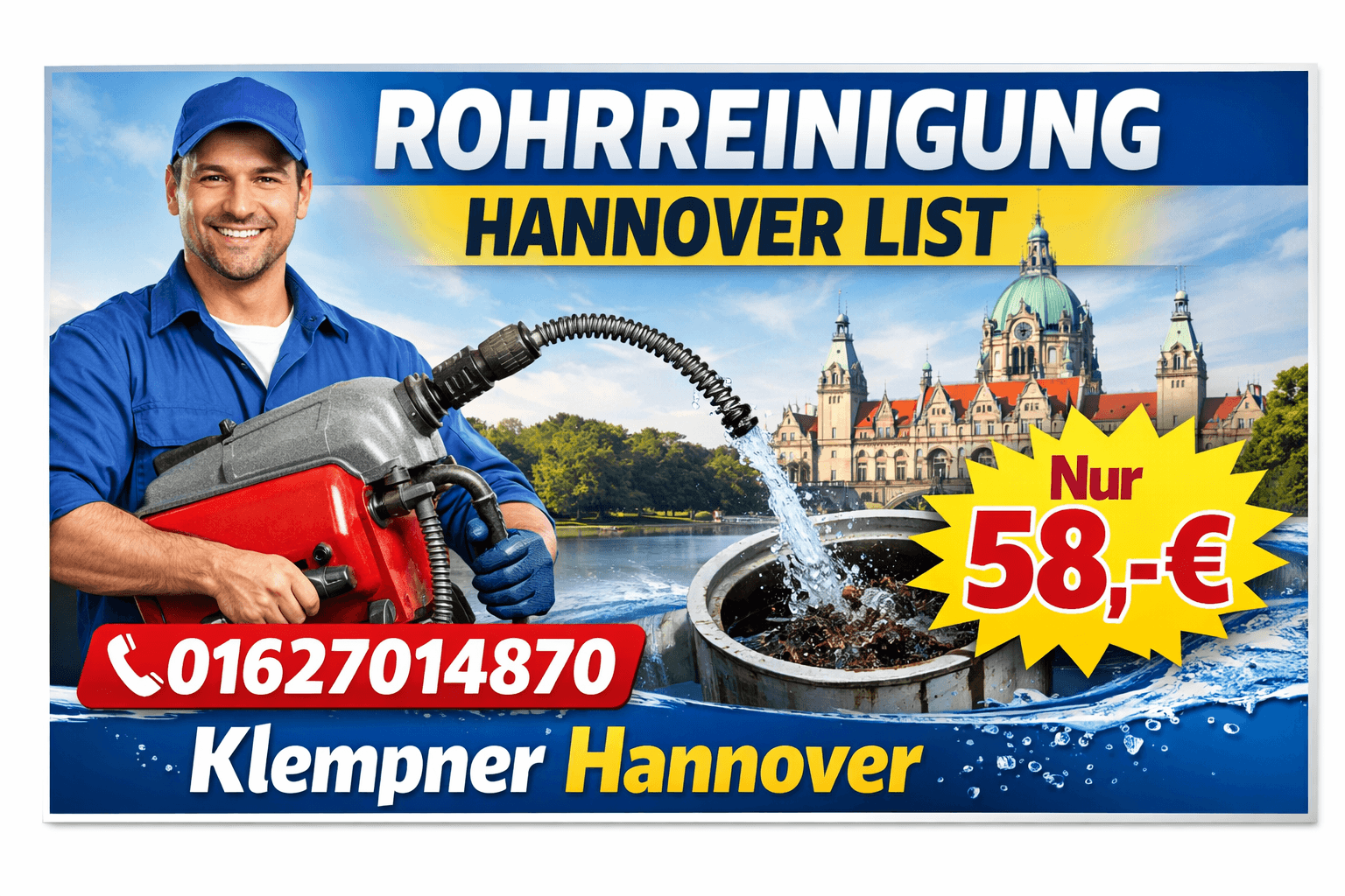 rohrreinigung hannover list