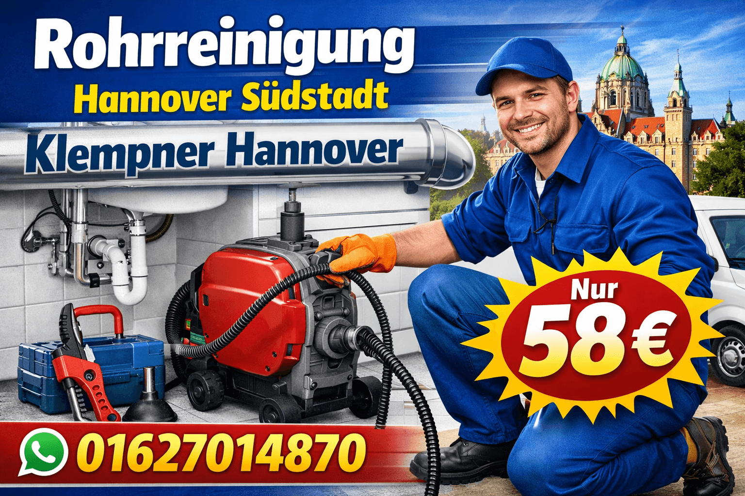 Rohrreinigung Hannover Südstadt