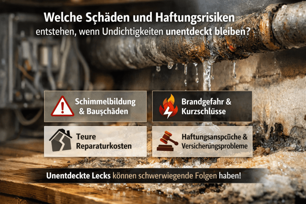 Rohrleck verursacht Schimmel und Schäden
