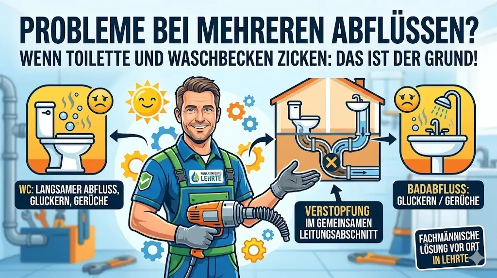 Wenn Abfluss und Toilette gleichzeitig zicken: typische Störbilder im Alltag