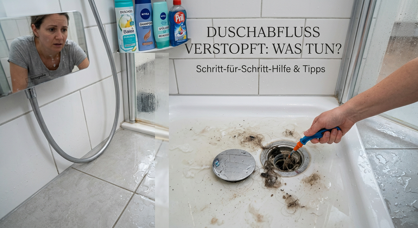 dusche rohr verstopft was tun