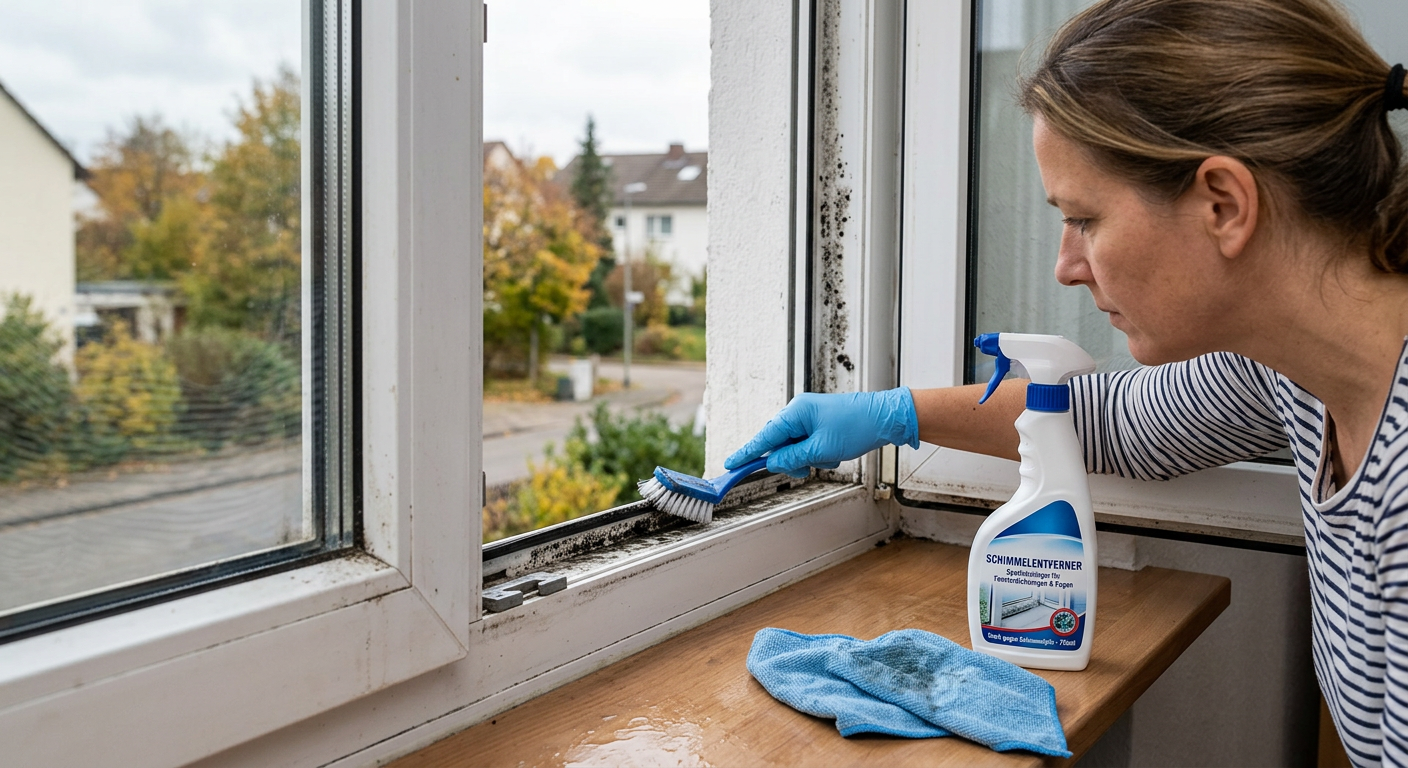 fensterdichtung schimmel entfernen