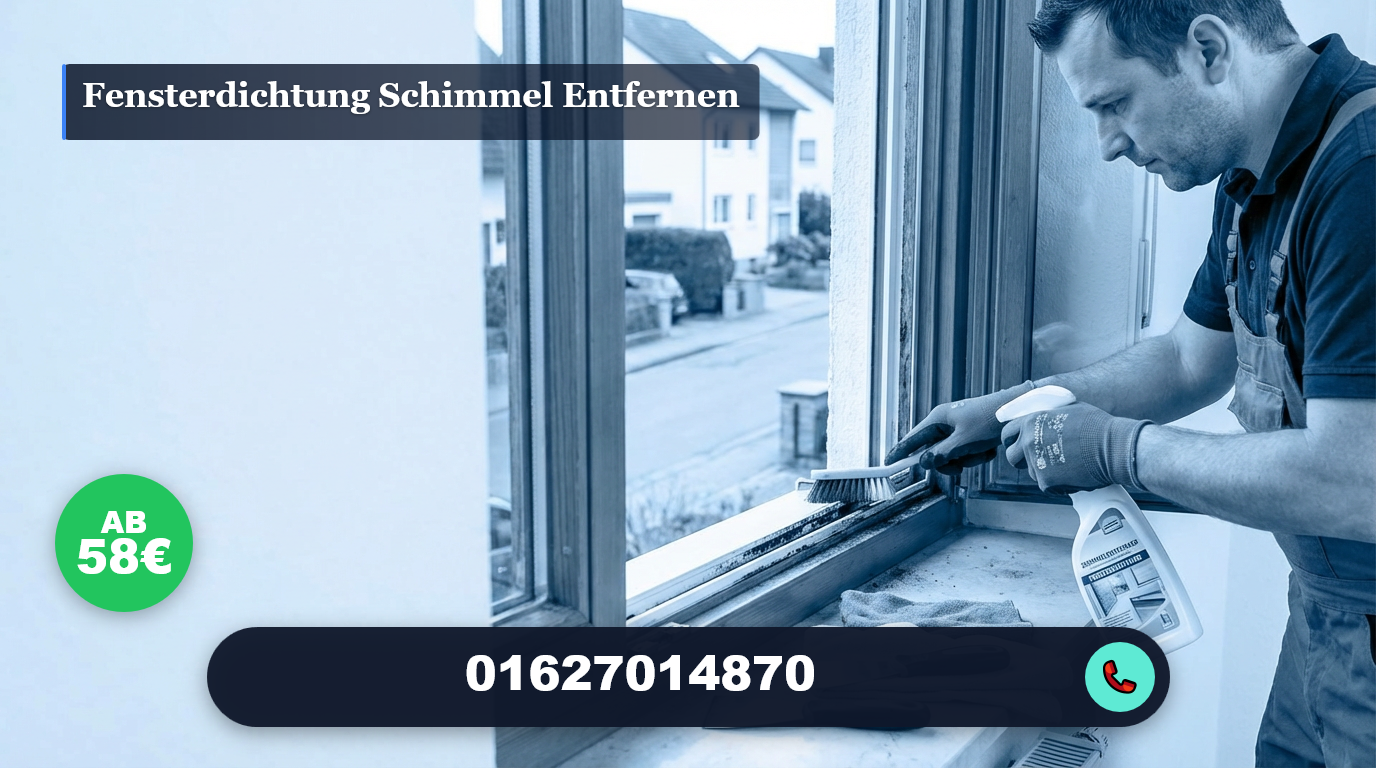 fensterdichtung schimmel entfernen