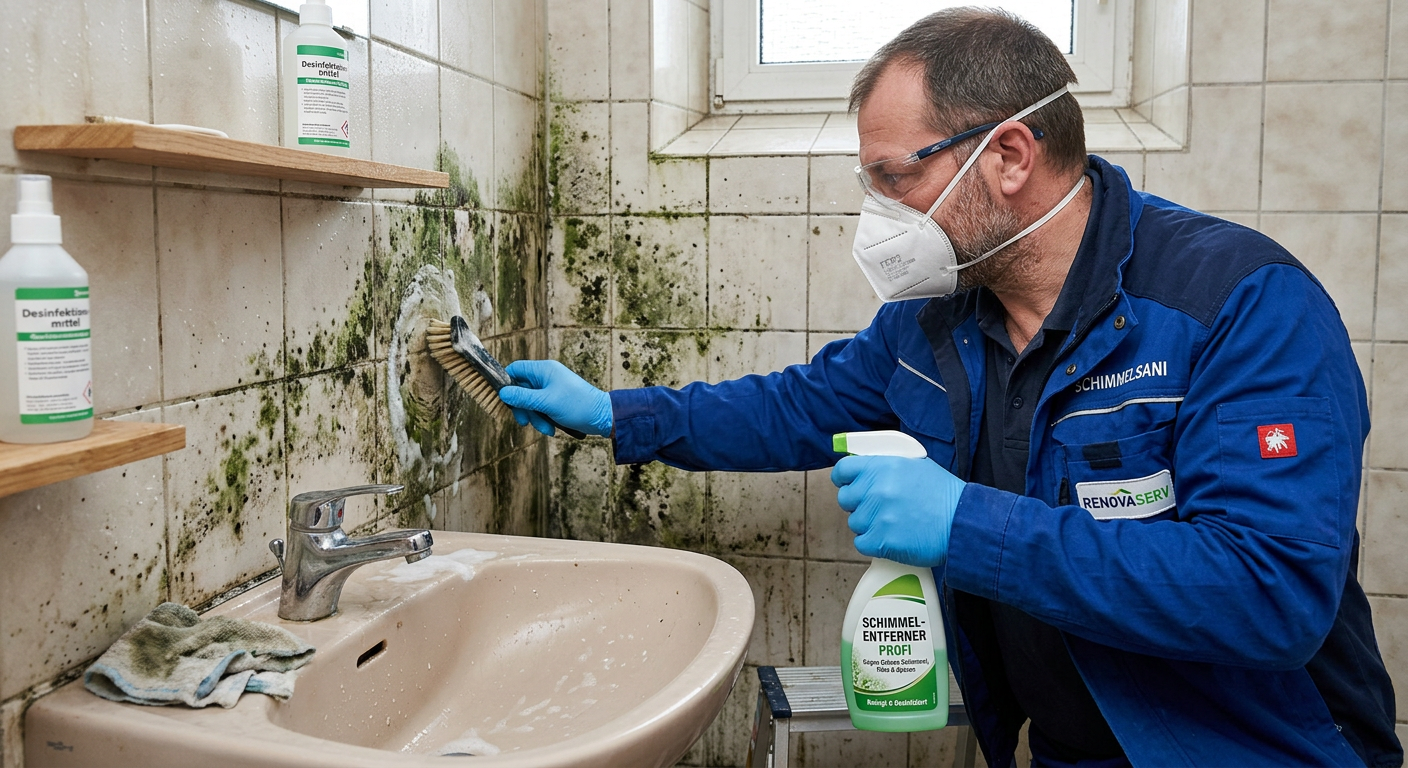 grüner schimmel entfernen