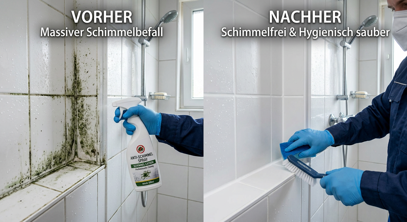 grüner schimmel entfernen