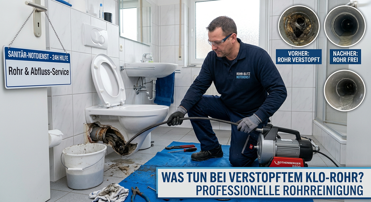 klo rohr verstopft was tun