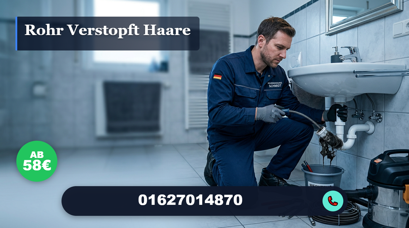rohr verstopft haare
