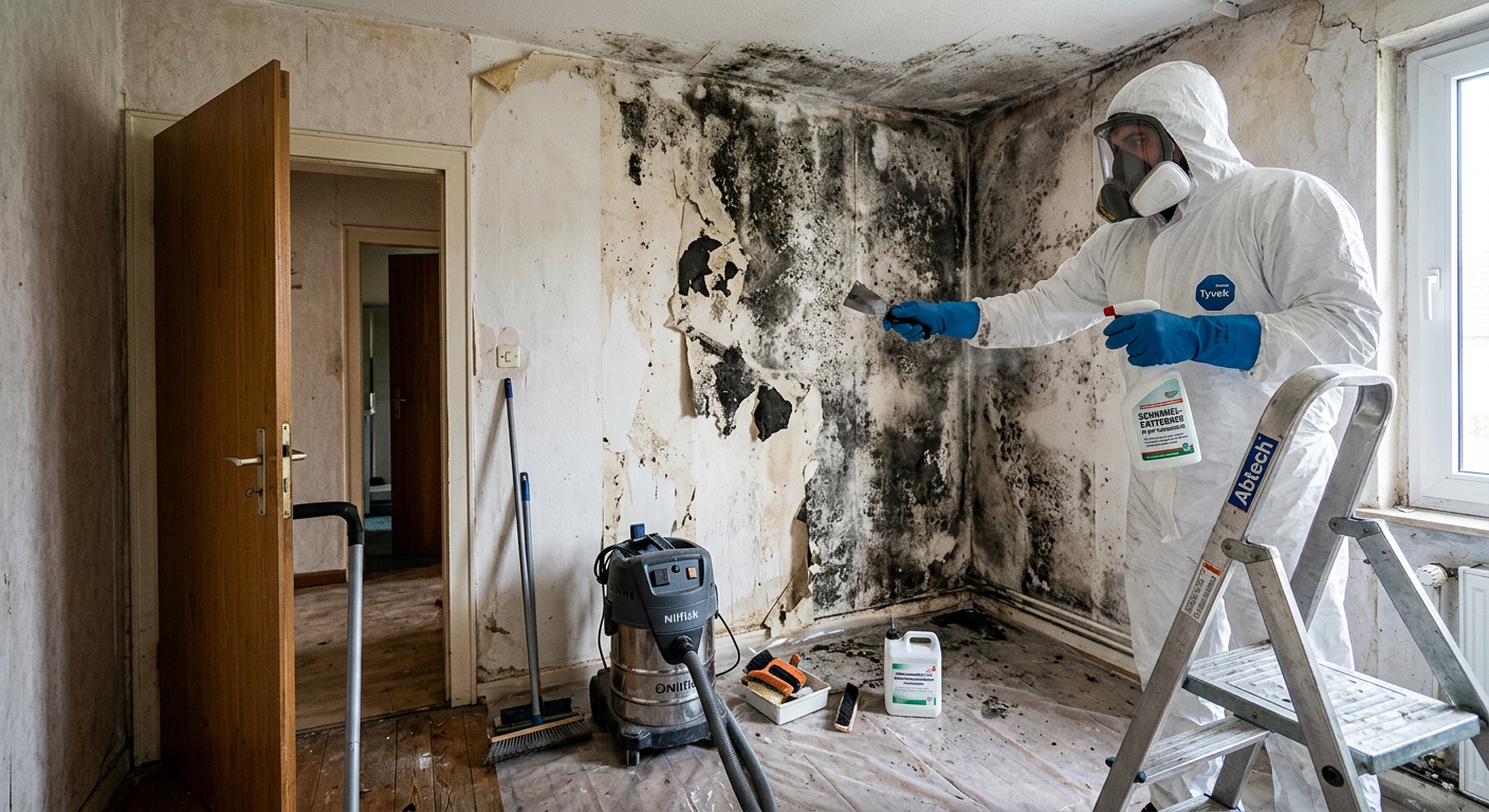 schimmel haus entfernen