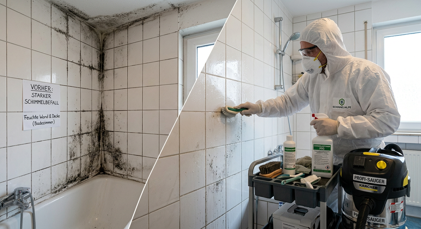 schimmel haus entfernen