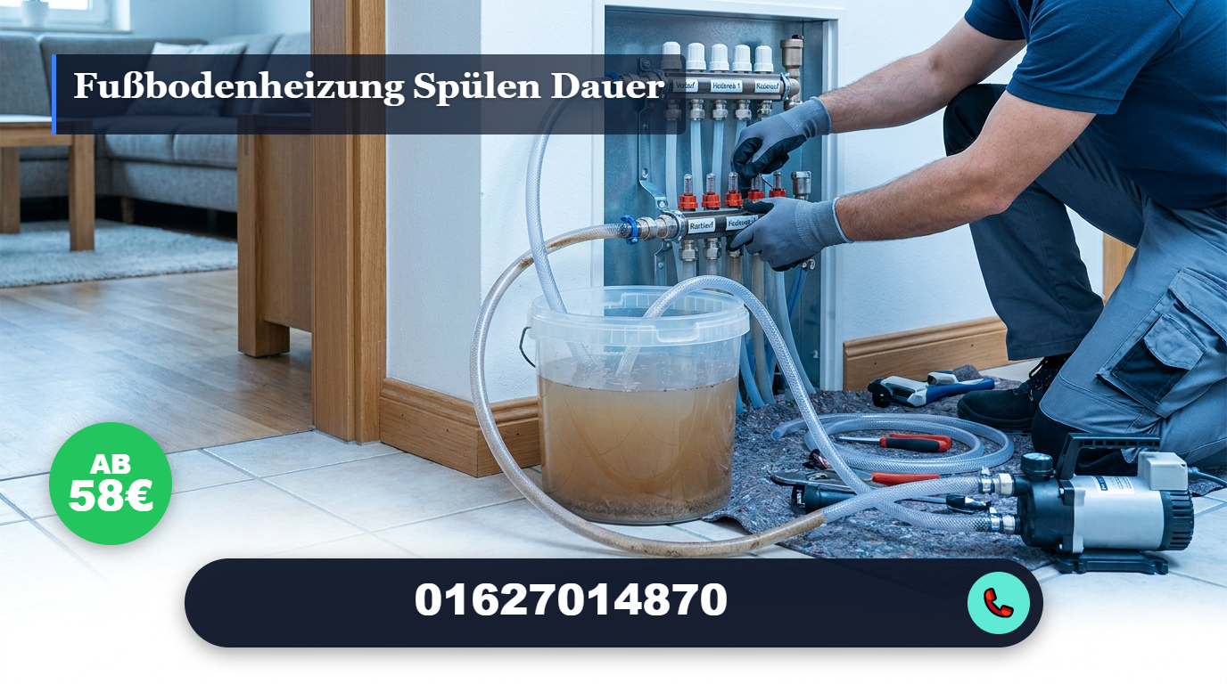 fußbodenheizung spülen dauer