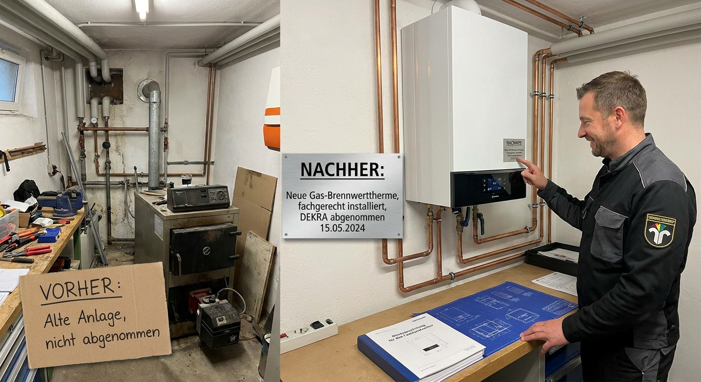 heizung selber einbauen abnahme