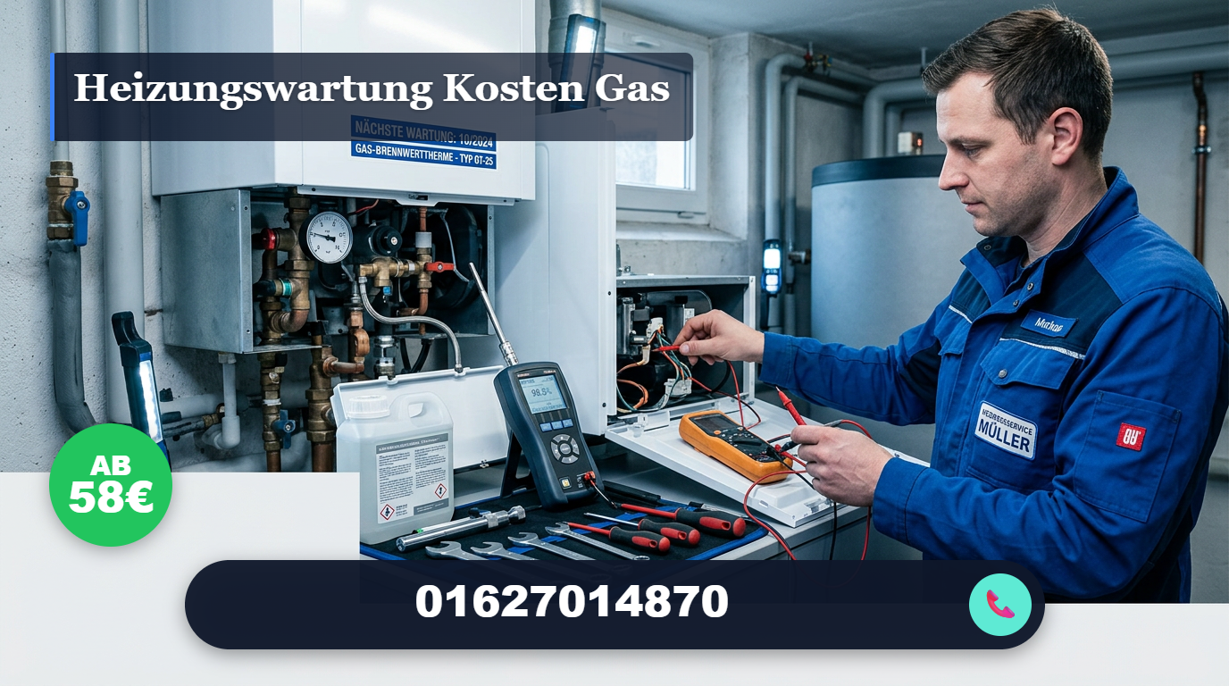 heizungswartung kosten gas