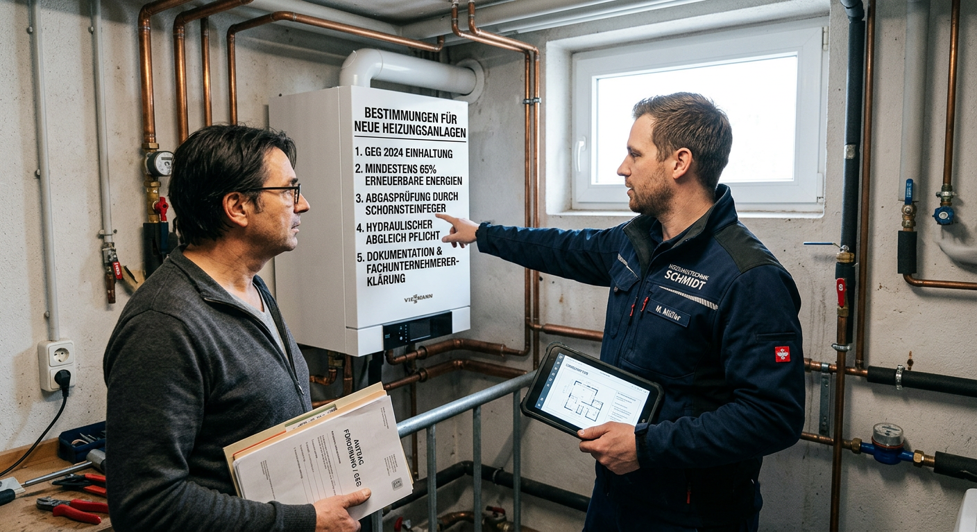 neue heizung einbauen vorschriften