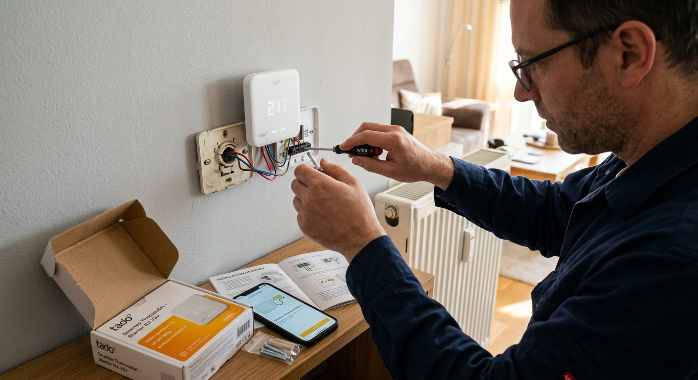 tado smartes thermostat installieren
