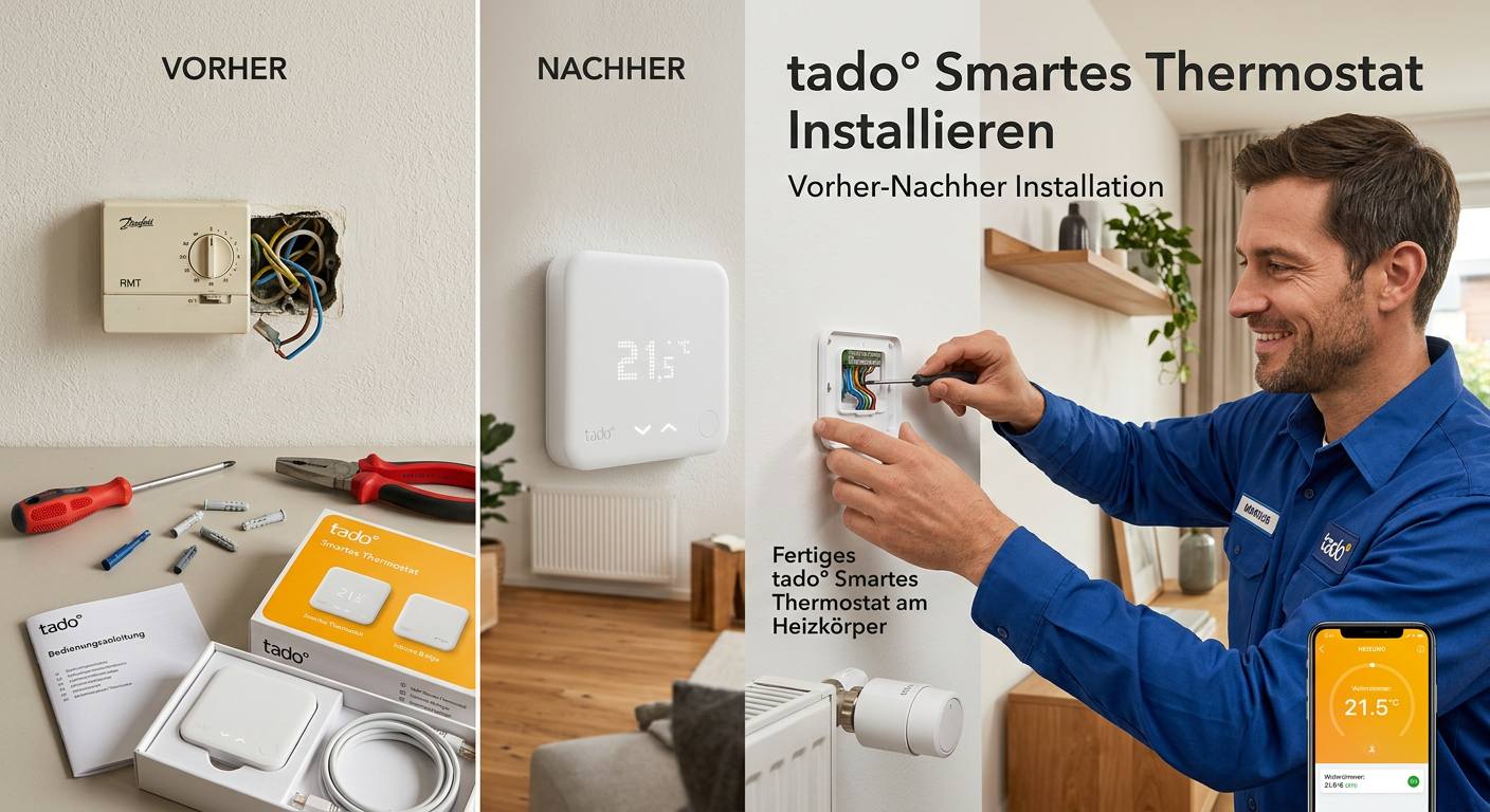 tado smartes thermostat installieren