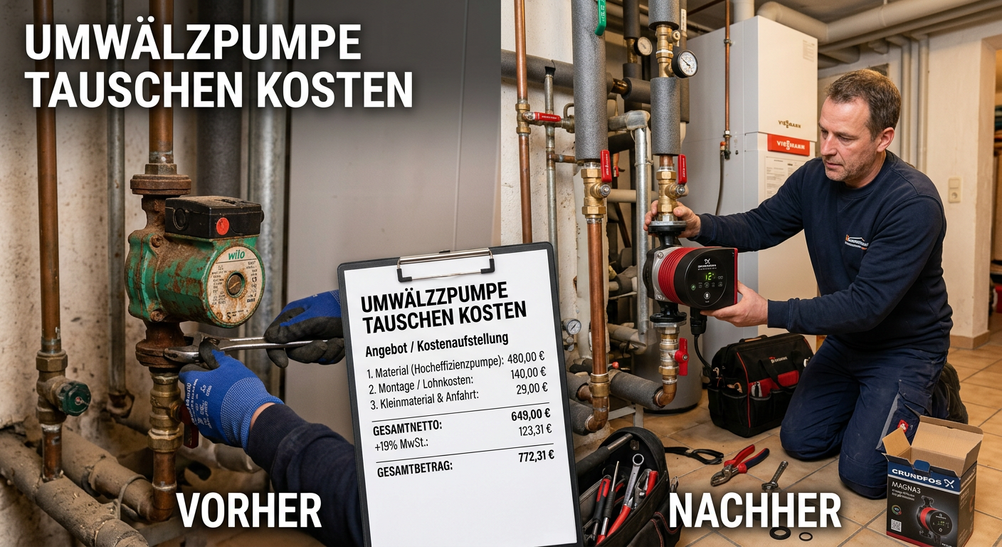 umwälzpumpe tauschen kosten