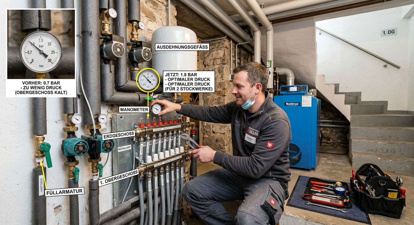 heizung druck 2 stockwerke heizung druck 2 stockwerke