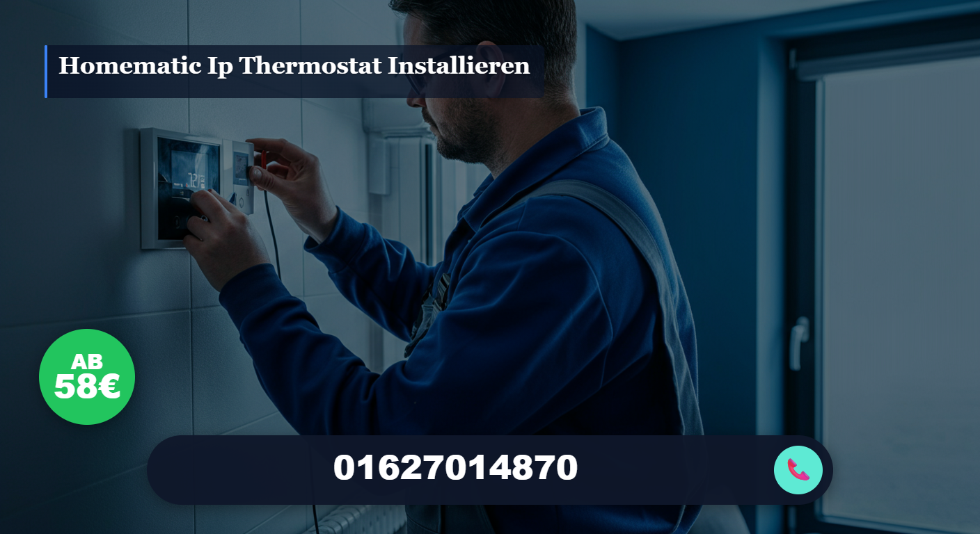 homematic ip thermostat installieren