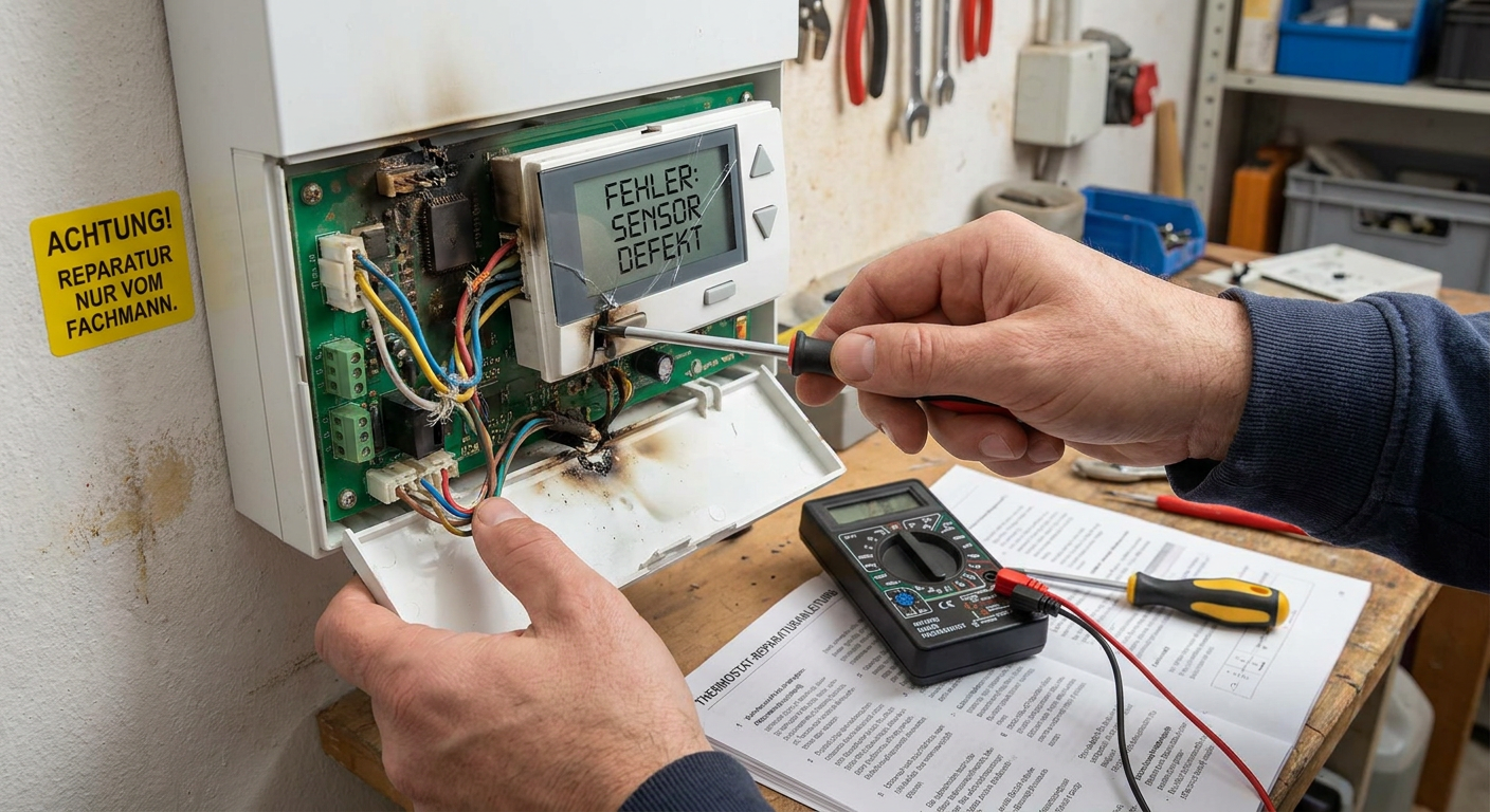 thermostat heizung reparieren