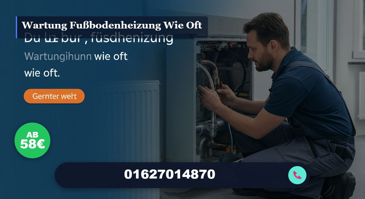 wartung fußbodenheizung wie oft