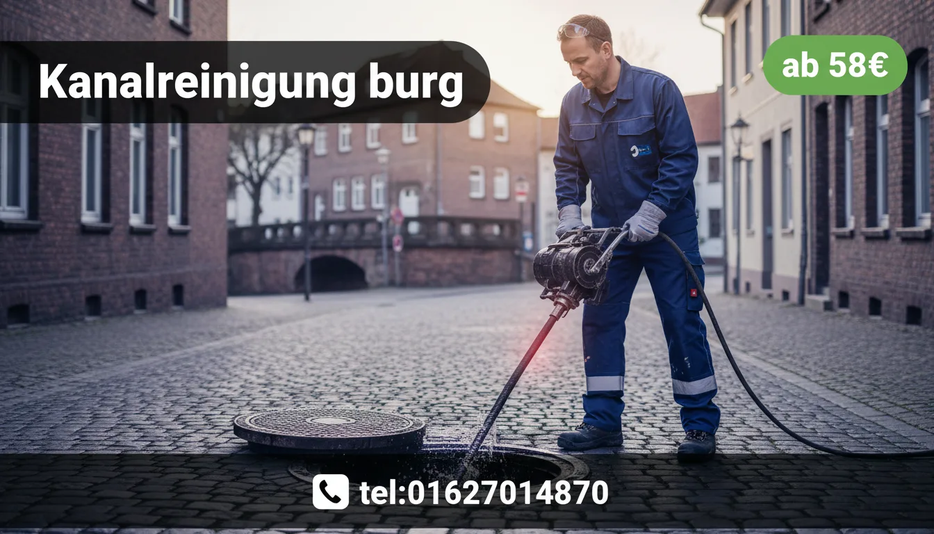 kanalreinigung burg
