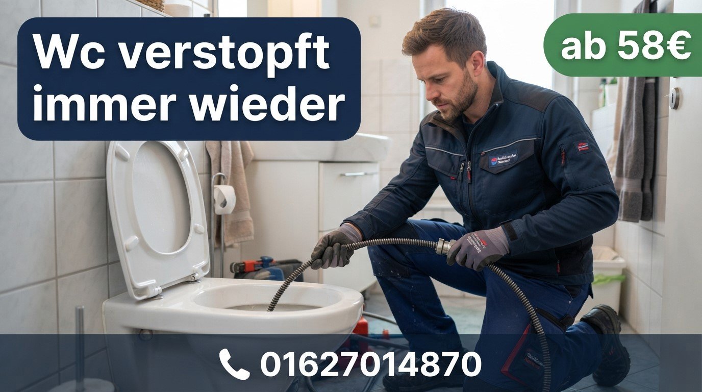 wc verstopft immer wieder
