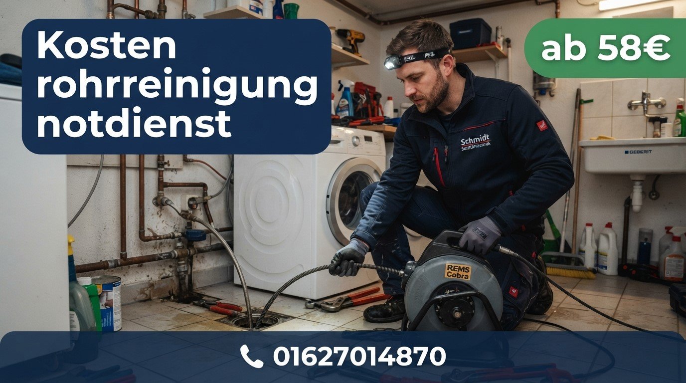 kosten rohrreinigung notdienst