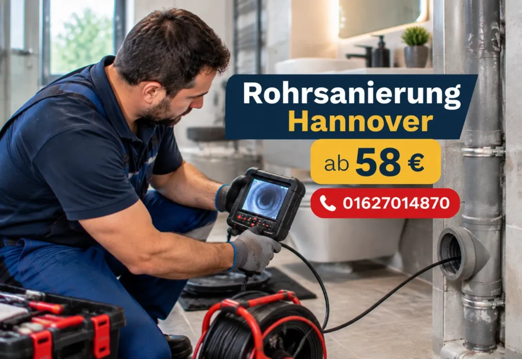 Fachtechniker prüft beschädigte Rohrleitungen mit moderner Kameratechnik im Rahmen einer Rohrsanierung Hannover.Fachtechniker prüft beschädigte Rohrleitungen mit moderner Kameratechnik im Rahmen einer Rohrsanierung Hannover.Fachtechniker prüft beschädigte Rohrleitungen mit moderner Kameratechnik im Rahmen einer Rohrsanierung Hannover.